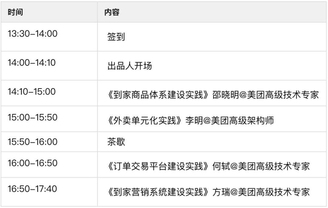 【北京沙龙报名】美团交易系统平台化建设之路