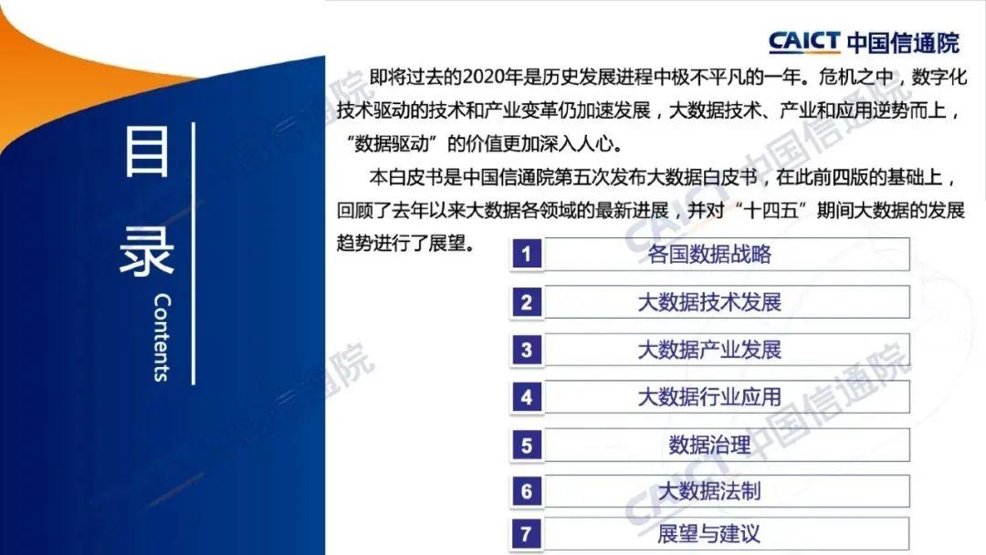 《大数据白皮书（2020）》解读，附下载